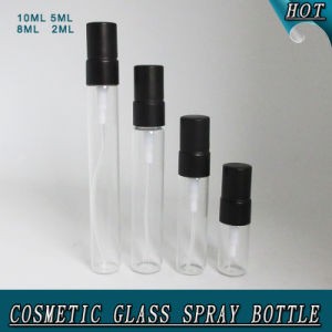 2ml 5ml 8ml 10ml Clear Cosmetic Refillable Glass Perfume Spray Bottle