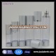 30ml 50ml 80ml 100ml 120ml black round plastic cosmetic matt silver cosmetic airless pump frosted bottle manufacturer