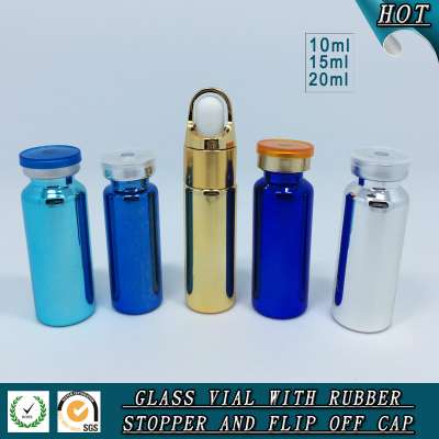 Electroplating Pharmaceutical Tubular Glass Vial Bottle for Injection